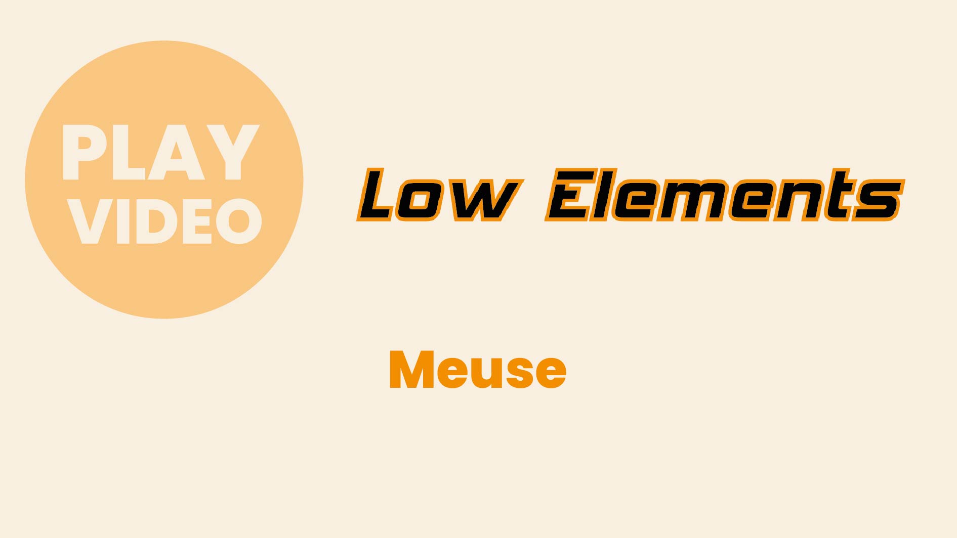 Best Low Elements for Teambuilding