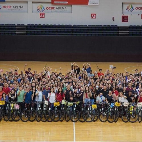 FOCUS Adventure Flagship Teambuilding Build-A-Bike Challenge. Build Teams while doing good.